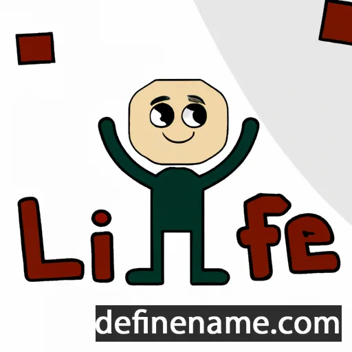 cartoon of the name Líf