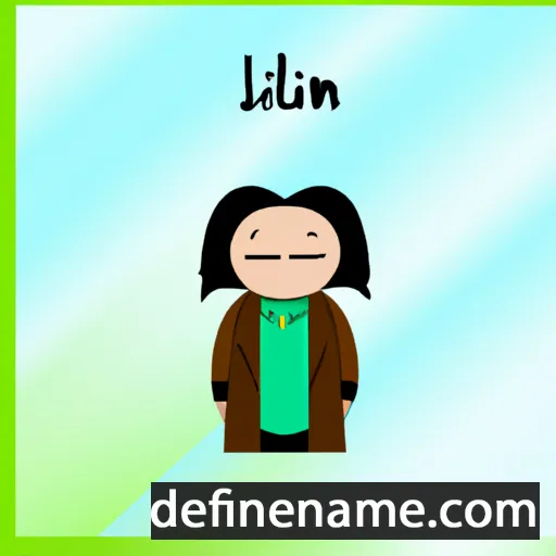 cartoon of the name Lîlan