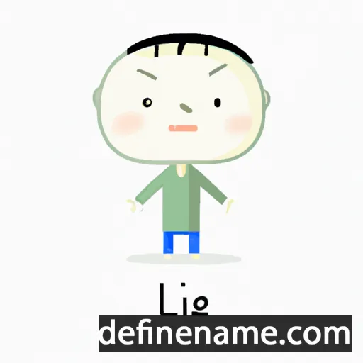 cartoon of the name Li