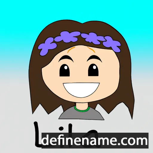 cartoon of the name Liah