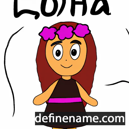 cartoon of the name Liahona