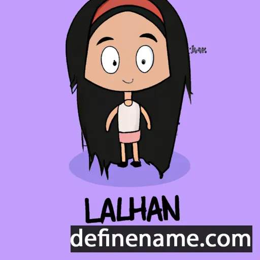 cartoon of the name Lianah