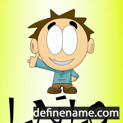 cartoon of the name Liano