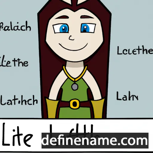 cartoon of the name Liath