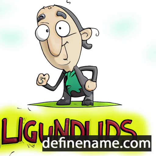 cartoon of the name Liaudgintas