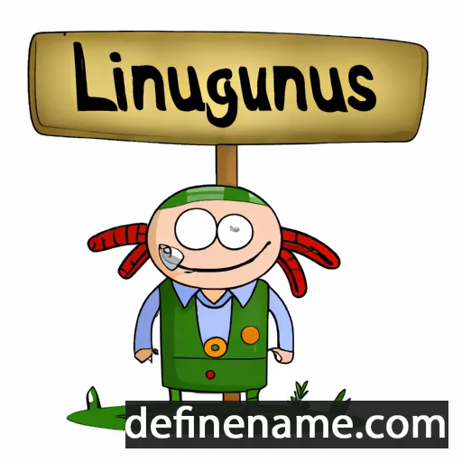 cartoon of the name Liaugintas