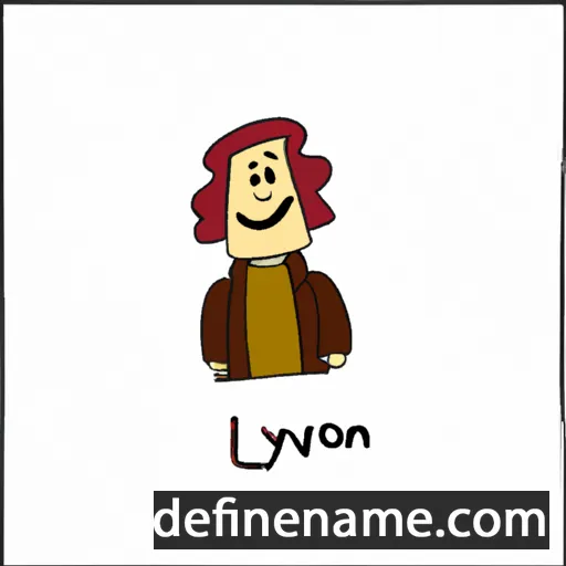 cartoon of the name Liavon