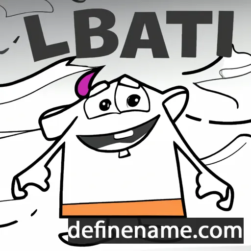 cartoon of the name Libat