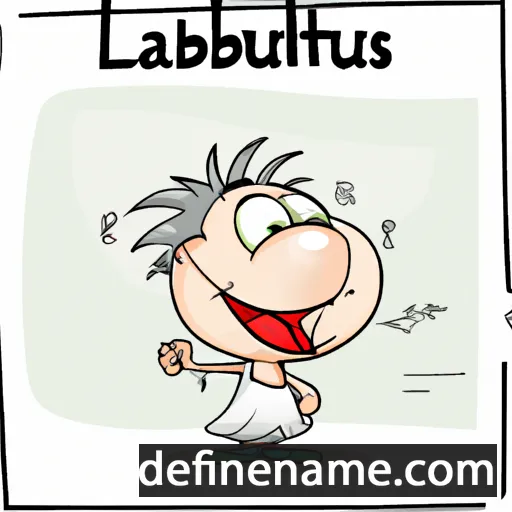 cartoon of the name Libatius