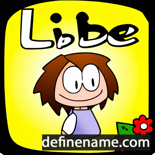 cartoon of the name Libbe