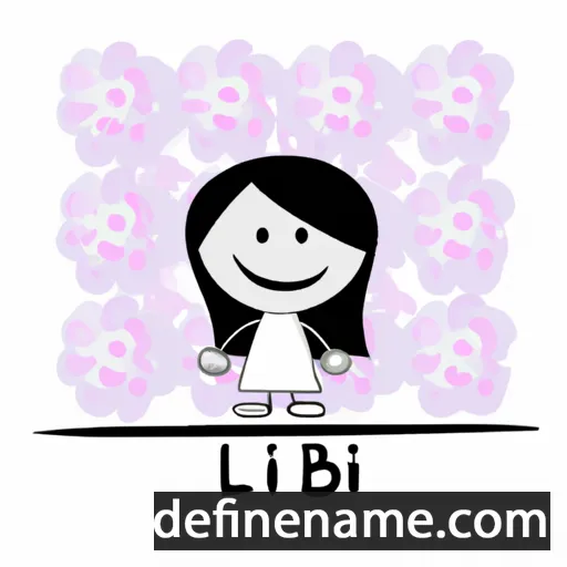 cartoon of the name Libbi