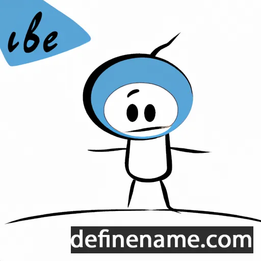 cartoon of the name Libe