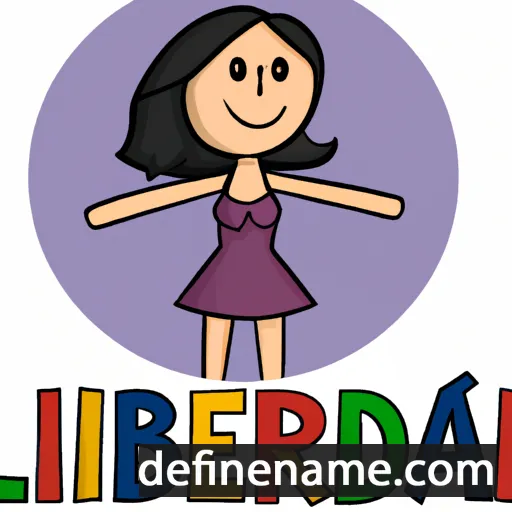 cartoon of the name Liberdade