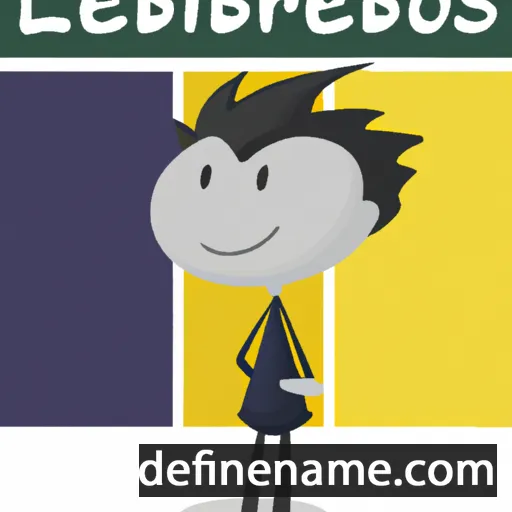 cartoon of the name Liberios