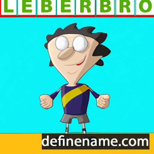 cartoon of the name Libero