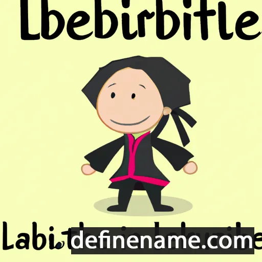 cartoon of the name Libertine