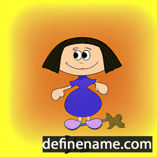 cartoon of the name Libi