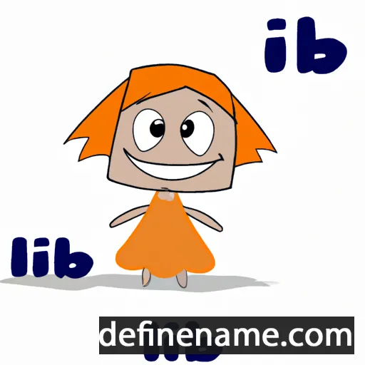 cartoon of the name Libi