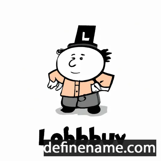 cartoon of the name Libóriusz