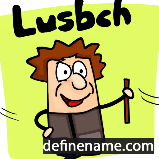 cartoon of the name Libusch