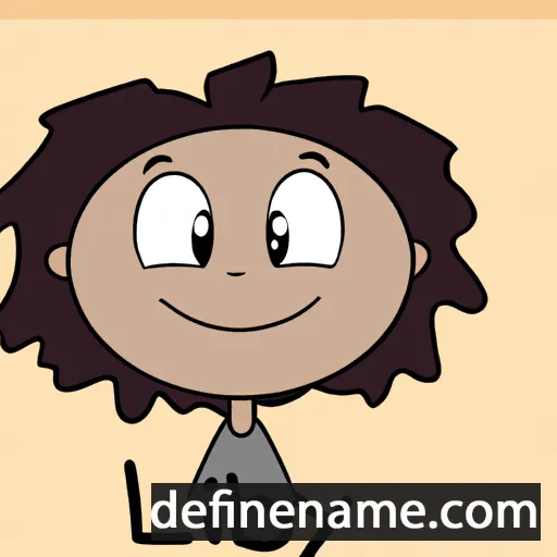 cartoon of the name Liby