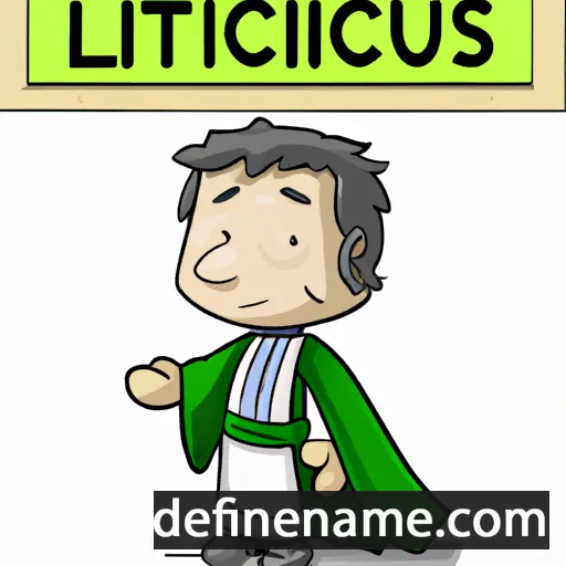 Licentius cartoon