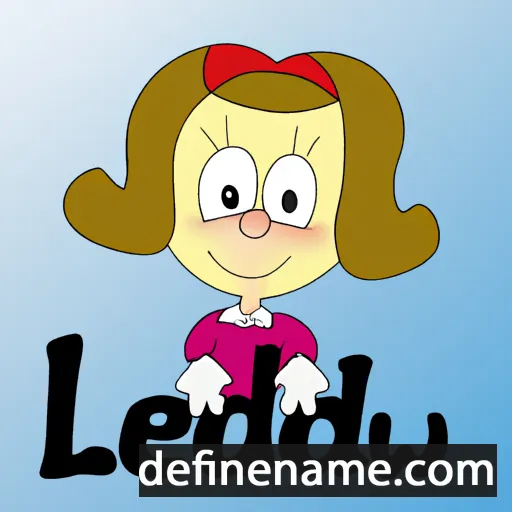 cartoon of the name Lidewij