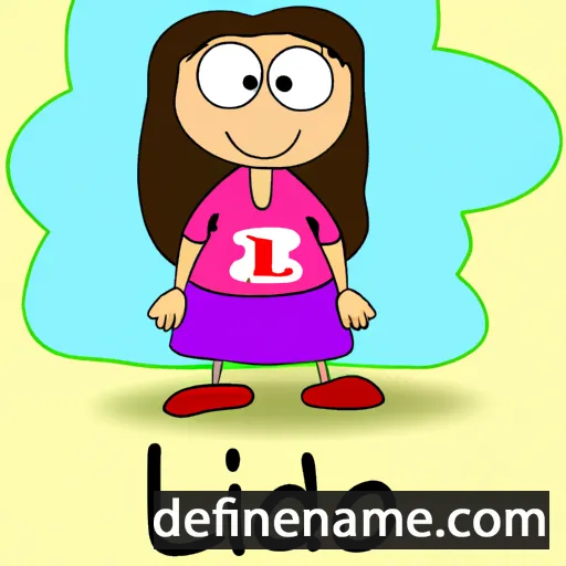 cartoon of the name Lidi