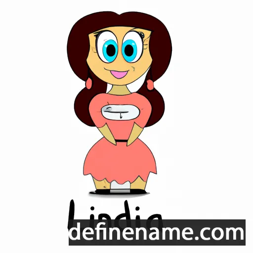 cartoon of the name Lidiana