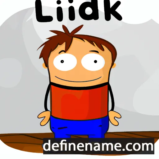 cartoon of the name Lidik