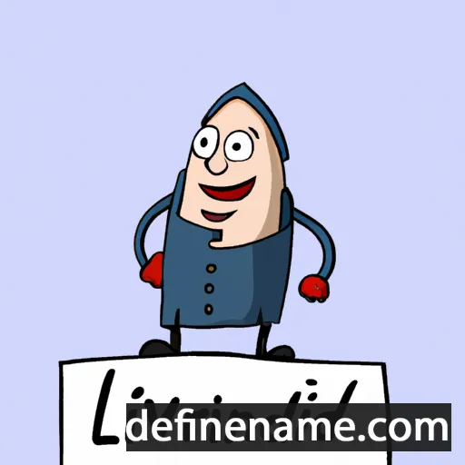 cartoon of the name Lidinvard