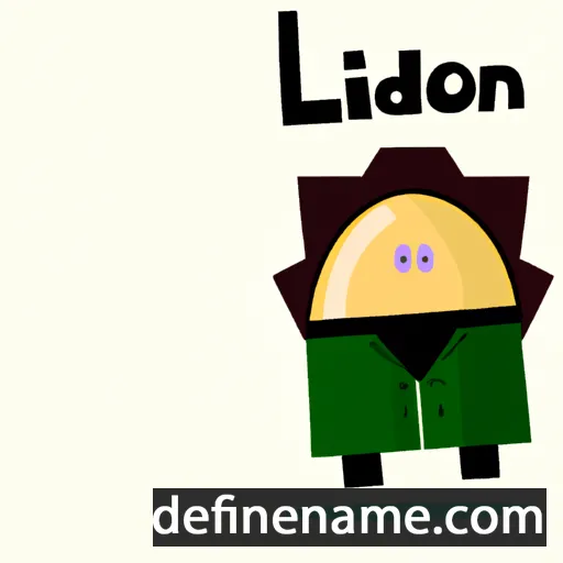 cartoon of the name Lidón