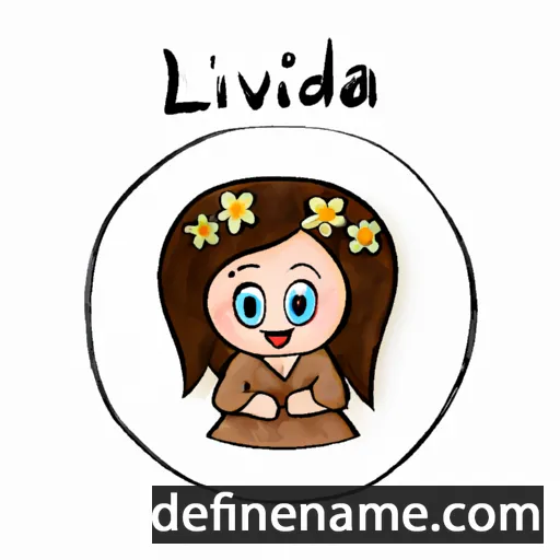 cartoon of the name Lidvina