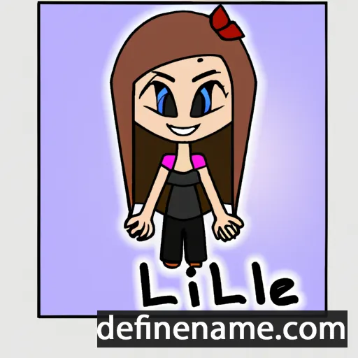 cartoon of the name Lieli