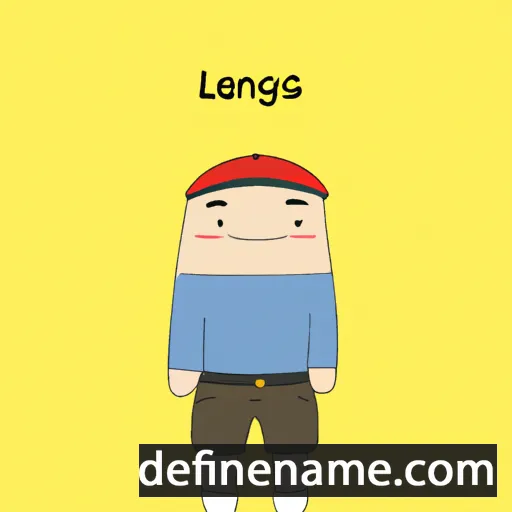 cartoon of the name Lieng