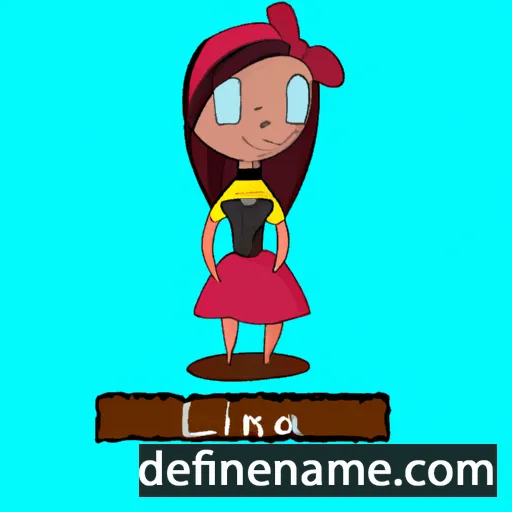 cartoon of the name Lienia