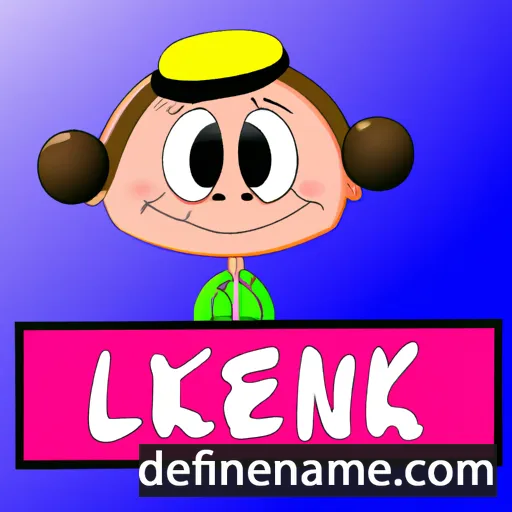 cartoon of the name Lienkie