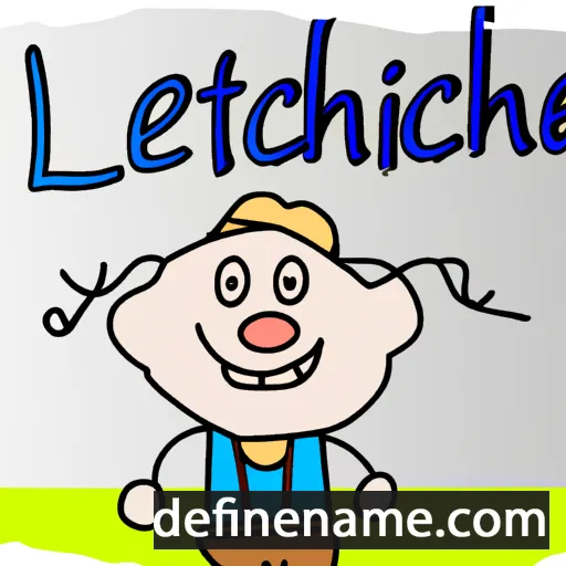 cartoon of the name Lientsch