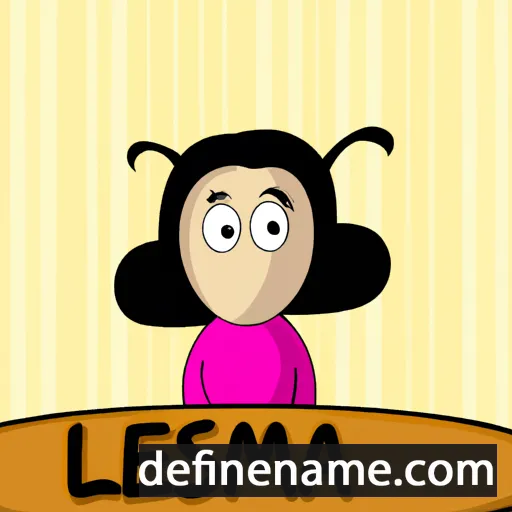 cartoon of the name Liesma