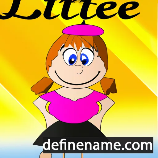 cartoon of the name Liette