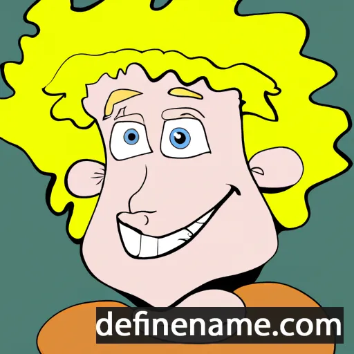 cartoon of the name Lieuwe