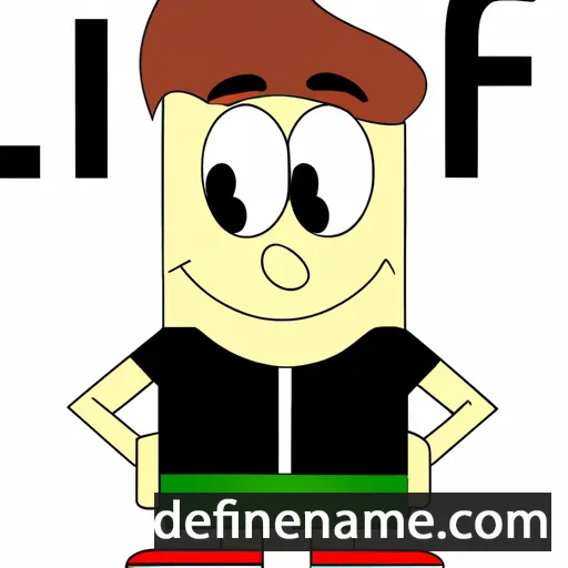 cartoon of the name Liff