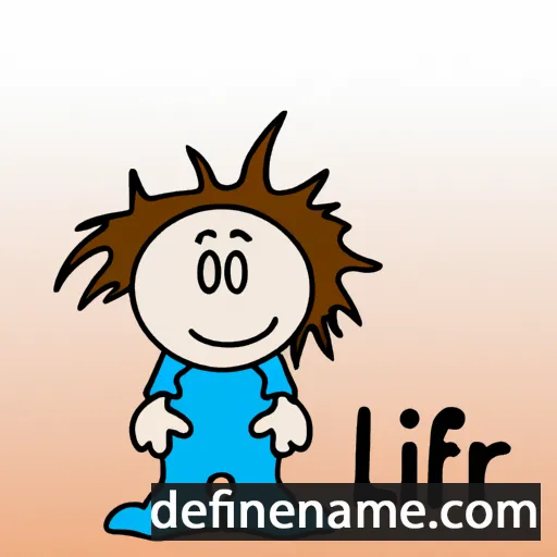 cartoon of the name Lifri