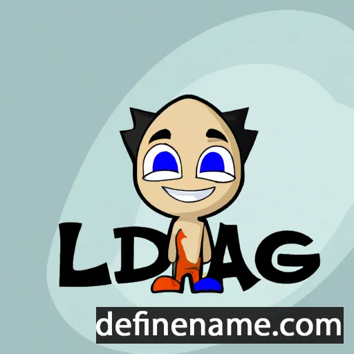 cartoon of the name Ligad