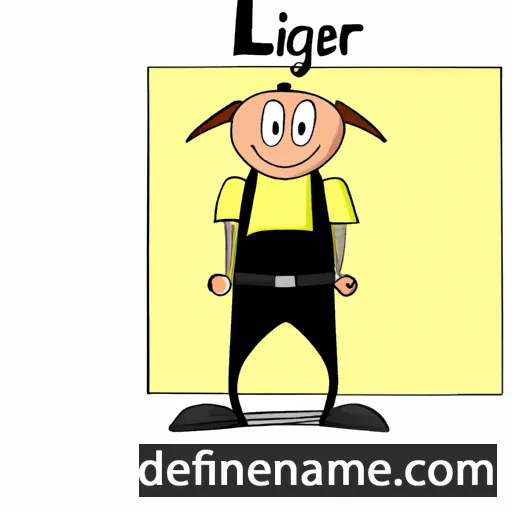 cartoon of the name Ligière