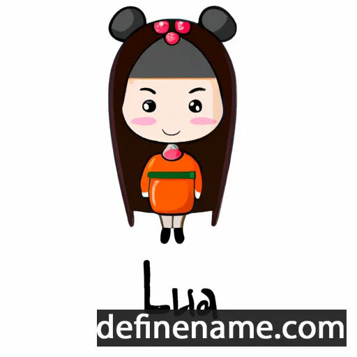 cartoon of the name Lihua