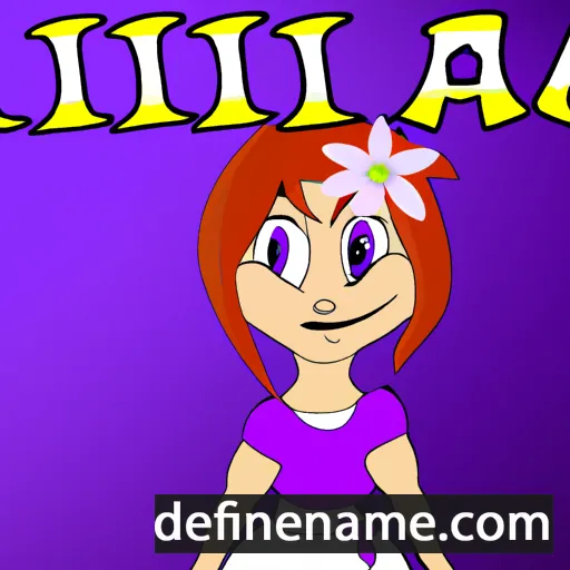 Liila cartoon