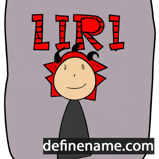 cartoon of the name Liir