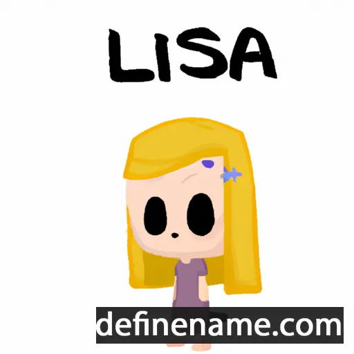 cartoon of the name Liissá