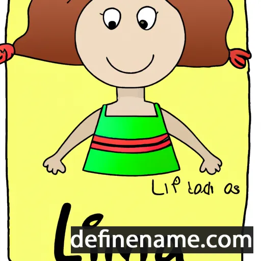 cartoon of the name Lijana